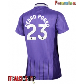 Tottenham Hotspur Pedro Porro #23 Terza Maglia Femmina 2026-27 Manica Corta